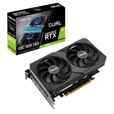 Placa de Video Asus GeForce RTX 3060 DUAL V2 12G O