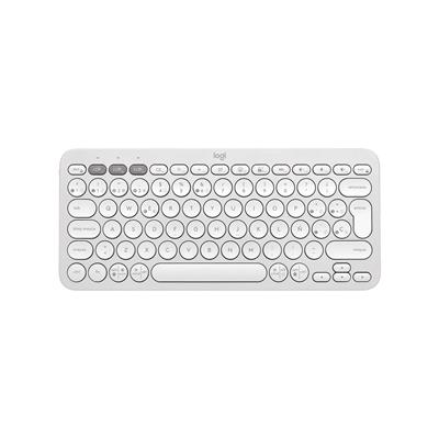 Teclado Wireless Logitech Pebble 2 K380s Bluetooth White