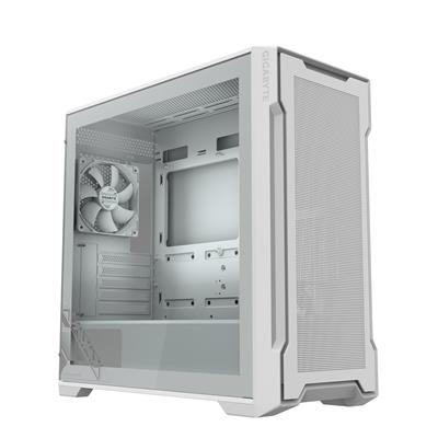 Gabinete Gigabyte C102 Glass Ice TG Mid-Tower Fan x2 White