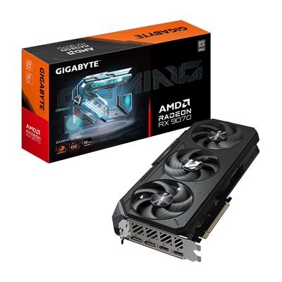 Placa de Video GIGABYTE AMD Radeon RX 9070 GAMING OC 16GB