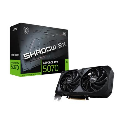 Placa de Video MSI GeForce RTX 5070 12G SHADOW 2X OC