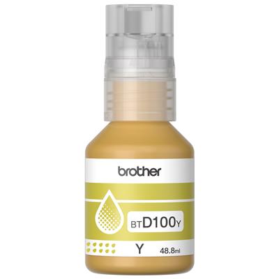 Botella de Tinta Brother BTD100 Color Amarillo
