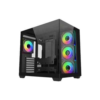 Gabinete Cooler Master Elite 681 ARGB Black c/ ARGB Fan x4