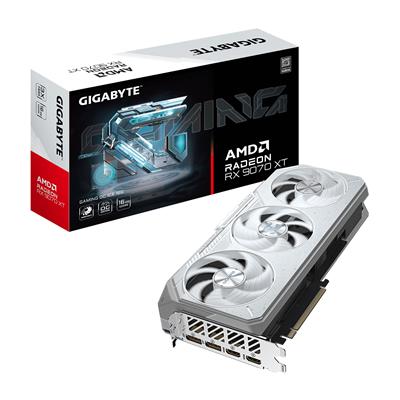 Placa de Video GIGABYTE AMD Radeon RX 9070 XT GAMING OC ICE 16G