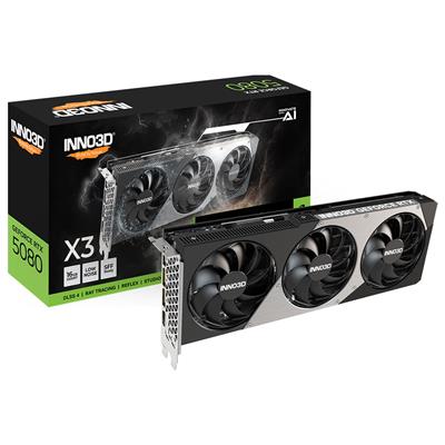 Placa de Video INNO3D GeForce RTX 5080 16GB GDDR7 X3