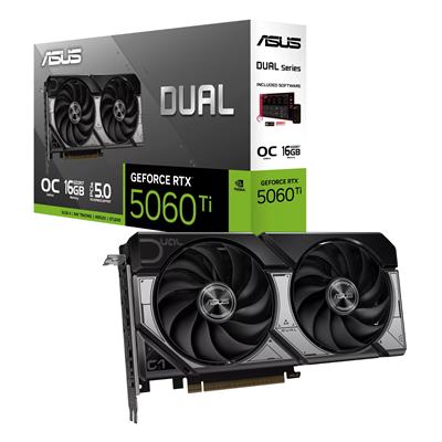 Placa de Video Asus GeForce RTX 5060 Ti Dual OC 16G GDDR7