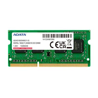 Memoria Ram SODIMM ADATA 8GB DDR3L 1600MHz CL11 1.35V