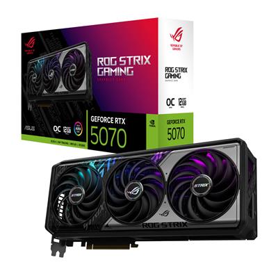 Placa de Video Asus ROG Strix GeForce RTX 5070 12GB GDDR7 OC Edition