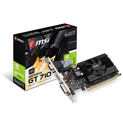 Placa de Video MSI GeForce GT 710 2GD3 LP
