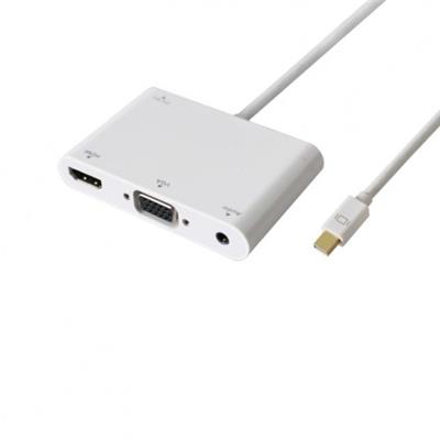 Netmak Adaptador Mini Display Port Macho a Hdmi/Vga