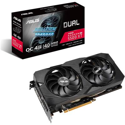 OUTLET Placa de Video Asus AMD Radeon RX 5500 XT Dual EVO OC 4G OEM