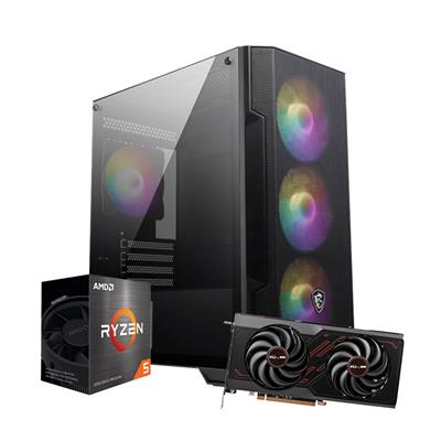 PC Gamer Armada AMD Ryzen 5 5600X B550 32GB 1TB SSD M.2 RX 7600 8G