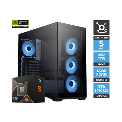PC Gamer Armada AMD Ryzen 5 9600 B850 32GB 1TB SSD NVMe RTX 5070 12G
