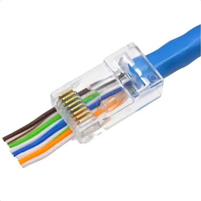 Conector RJ45 CAT 6 Pasante